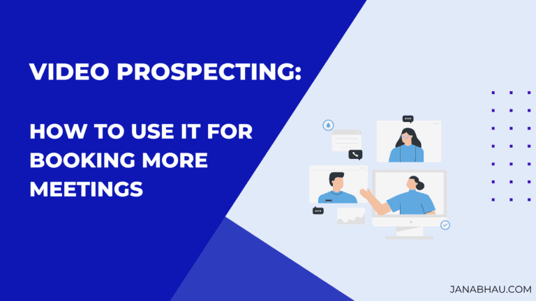 Video Prospecting: My Guide For Effective Video Outreach [2024]